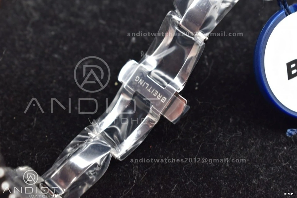 Chronomat 1:1 Black SS Bracelet A7750 42mm Edition B01 Dial Best BLSF on SS 0404